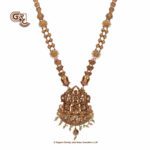 Antique Lakshmi Floral Gold Beads Traditional Haram