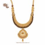 Antique Lakshmi with Thilagam Pendant Traditional Haram