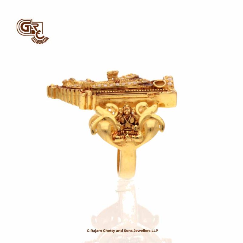 Antique Srinivasa Perumal Divine Traditional Grand Ring