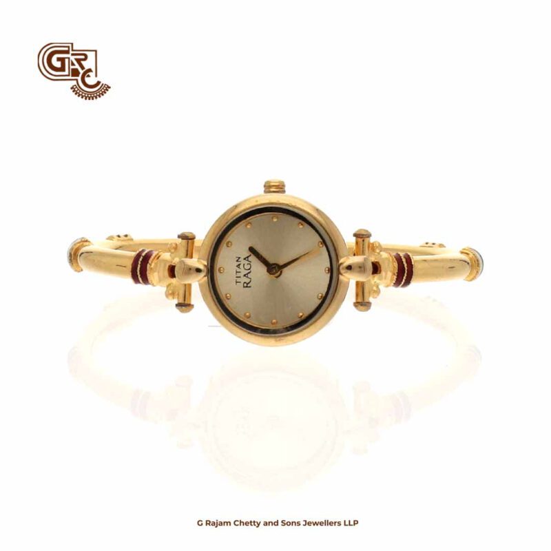 Elegant Bangle Round Women Fancy Watch