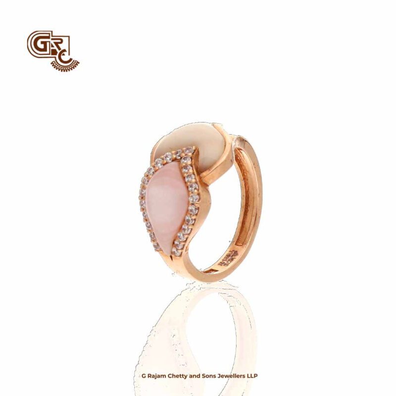 Fancy StoneHeart Rose gold Ladies Ring