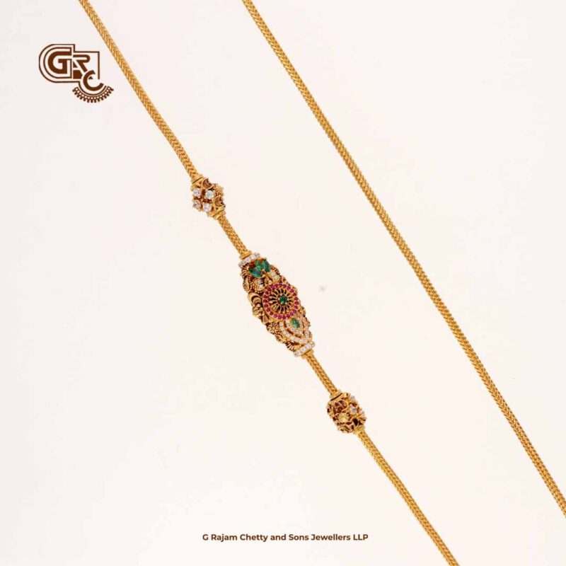 Uniques Glittering Stone Magappu Thali Chain