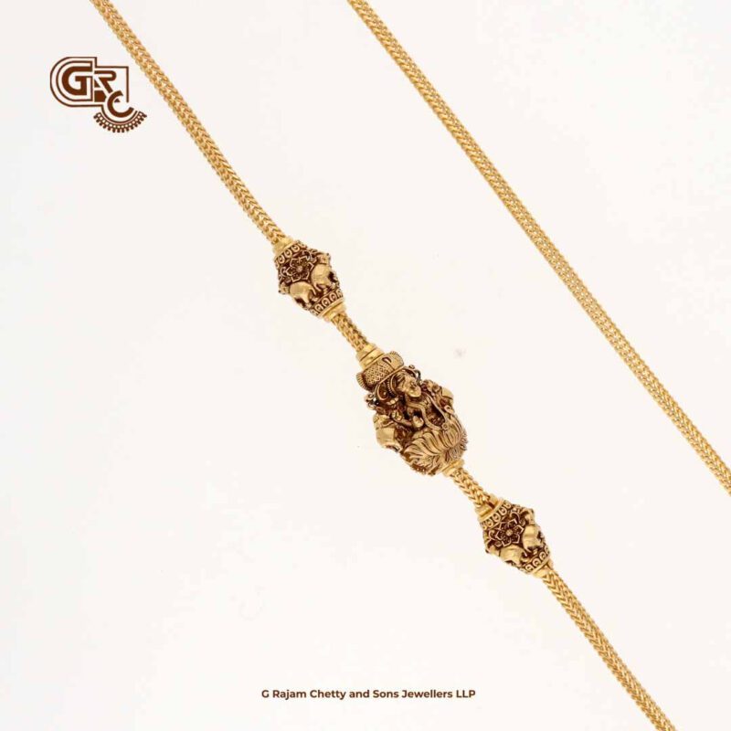 Traditional Anique Lakshmi Magappu Thali Chain