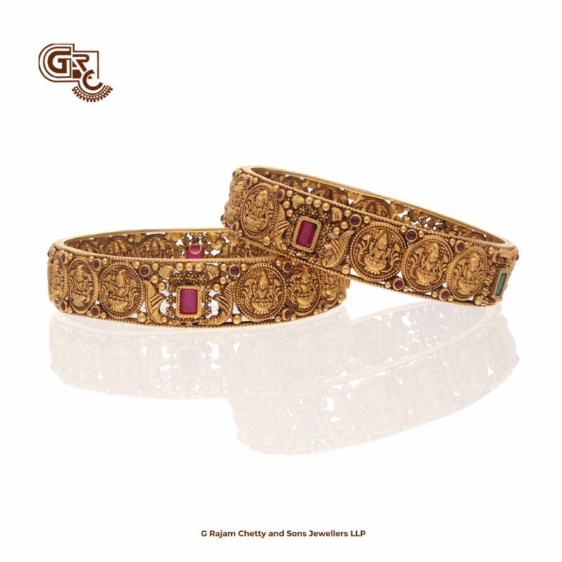 Antique Lakshmi Kasu Traditional Bangle