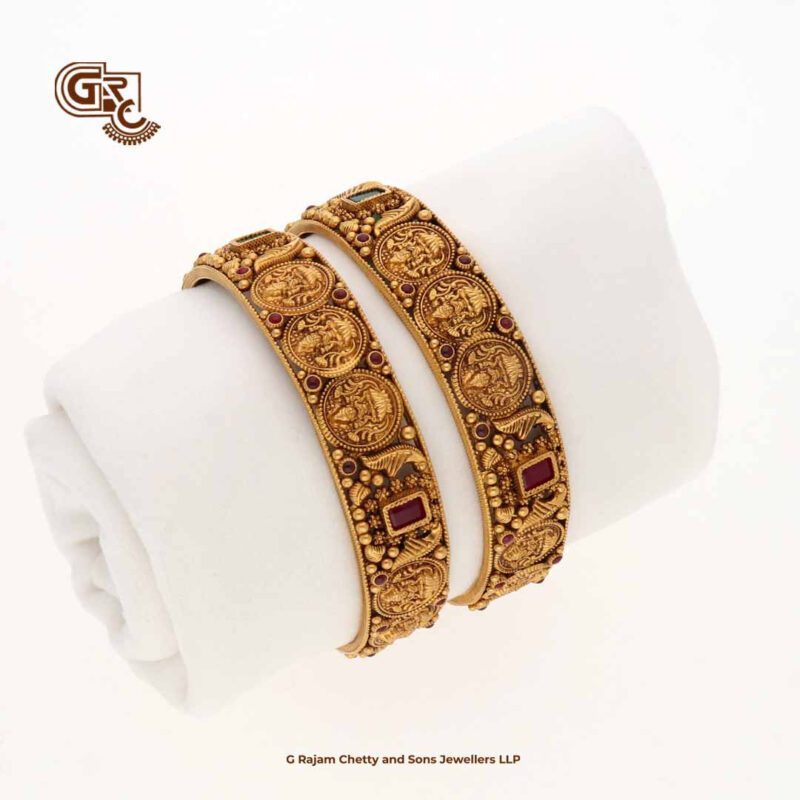 Antique Lakshmi Kasu Traditional Bangle