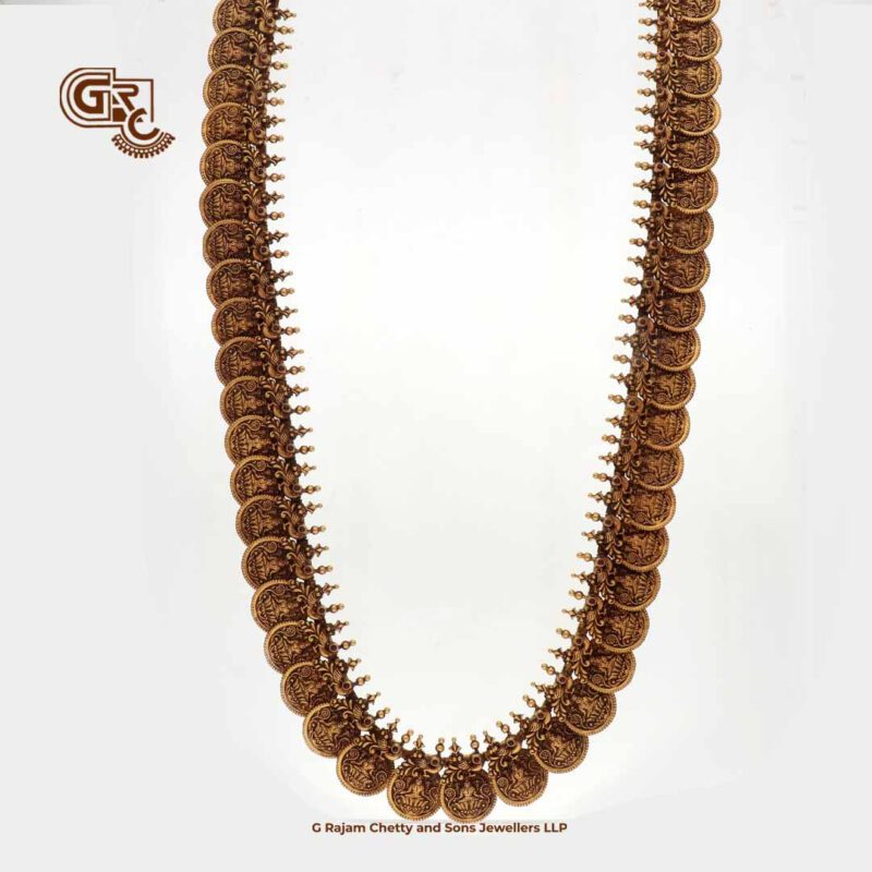 Antique Lakshmi Kasu Mala Traditional Haram