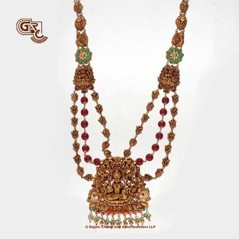 Antique Lakshmi 3 Layers Traditional Haram