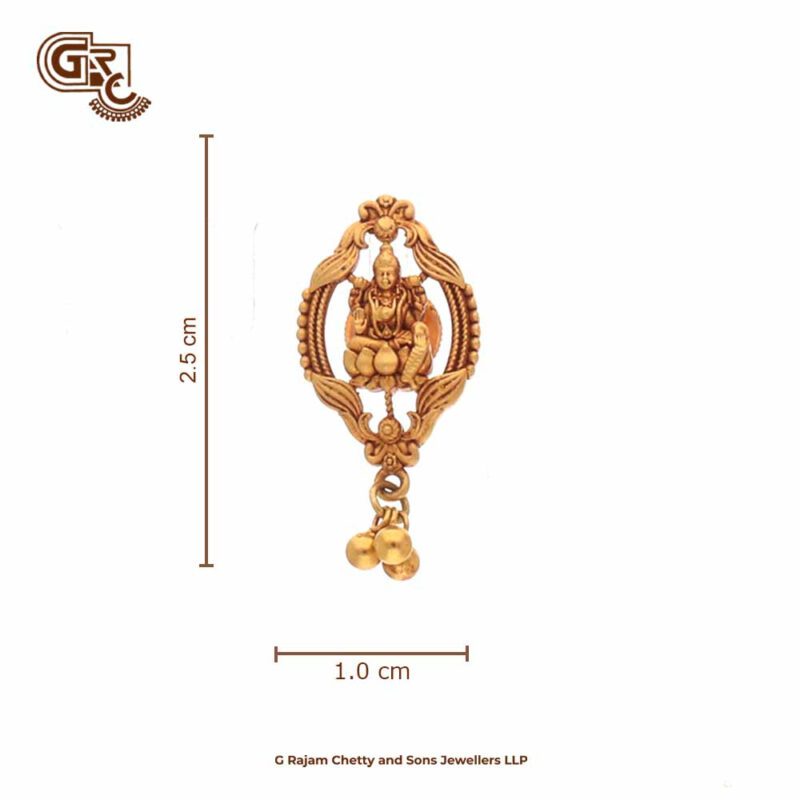 Antique Lakshmi Paper Casting Earring