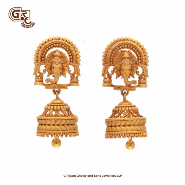 Loard Ganesha Jimikki Earring Loard Ganesha Jimikki Earring