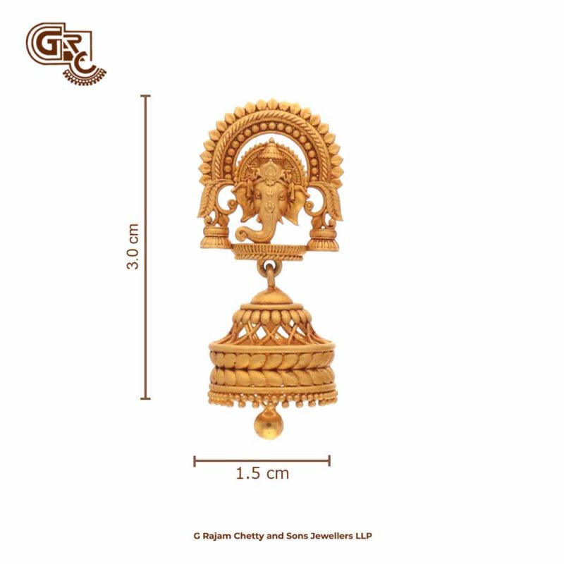 Loard Ganesha Jimikki Earring