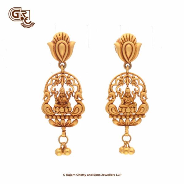 Lakshmi Floral Paper Casting Earring Lakshmi Floral Paper Casting Earring