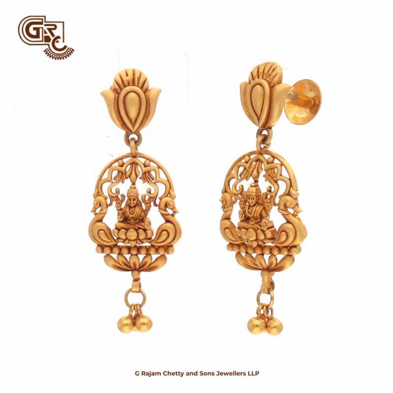 Lakshmi Floral Paper Casting Earring