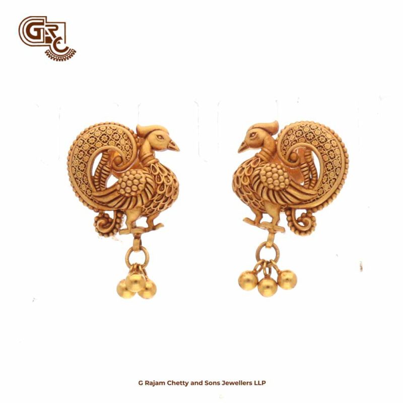 Peacock Casting Earring