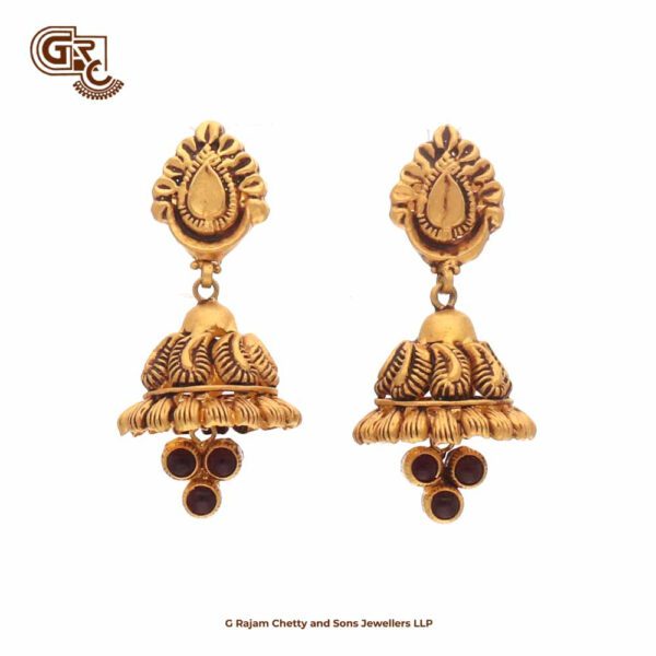Antique Floral Jimikki Earring Antique Floral Jimikki Earring