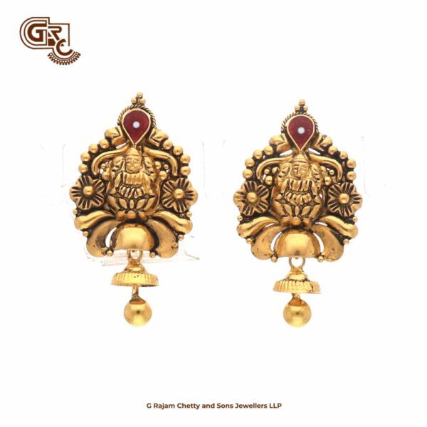 Antique Lakshmi Drop Earring Antique Lakshmi Drop Earring