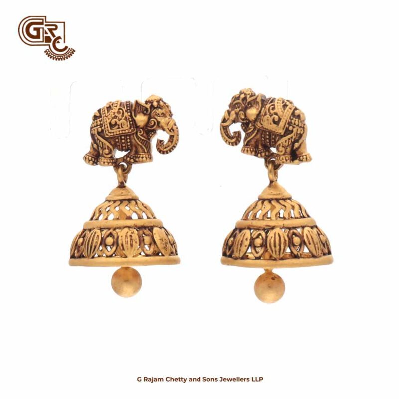 Antique Elephant Jimikki Earring