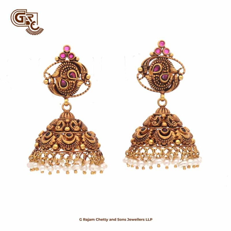 Antique Floral Jimikki Earring