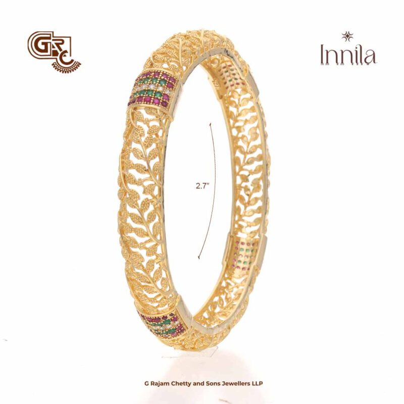 Leaf Floral Innila Bangle