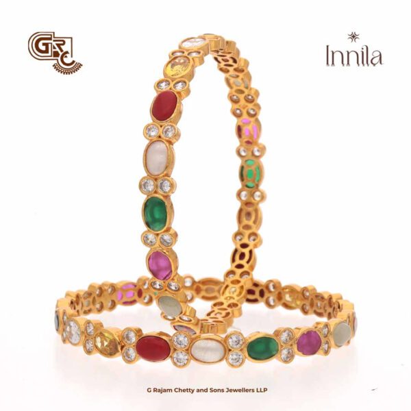 Navarathna Stones Innila Bangle Navarathna Stones Innila Bangle