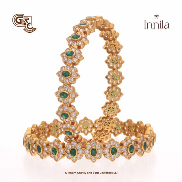 Glitter Stone Green Innila Bangle Glitter Stone Green Innila Bangle