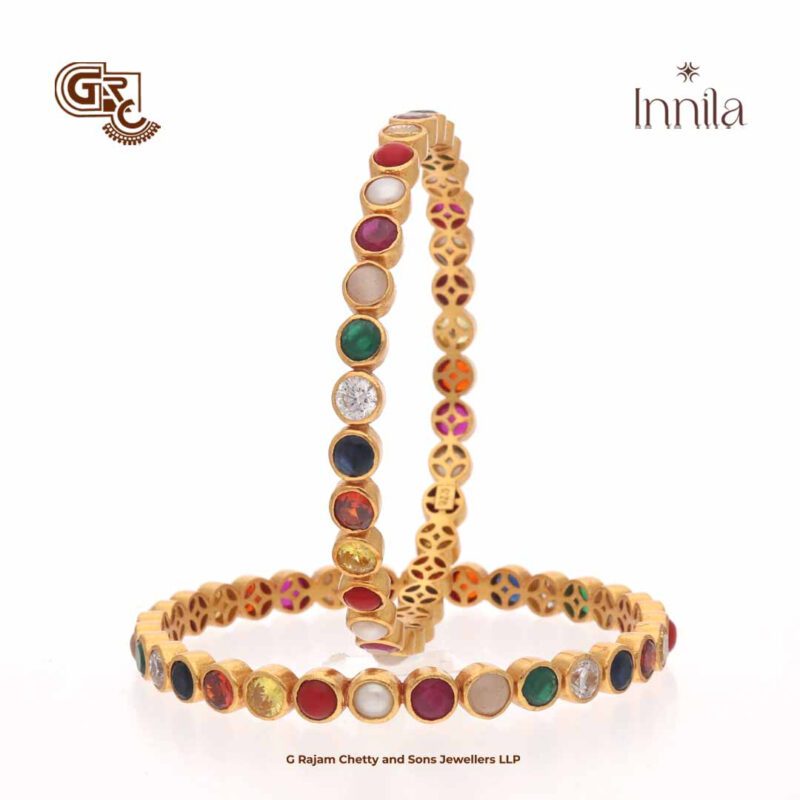 Navarathna Stone Innila Bangle