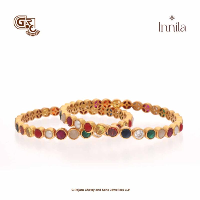 Navarathna Stone Innila Bangle