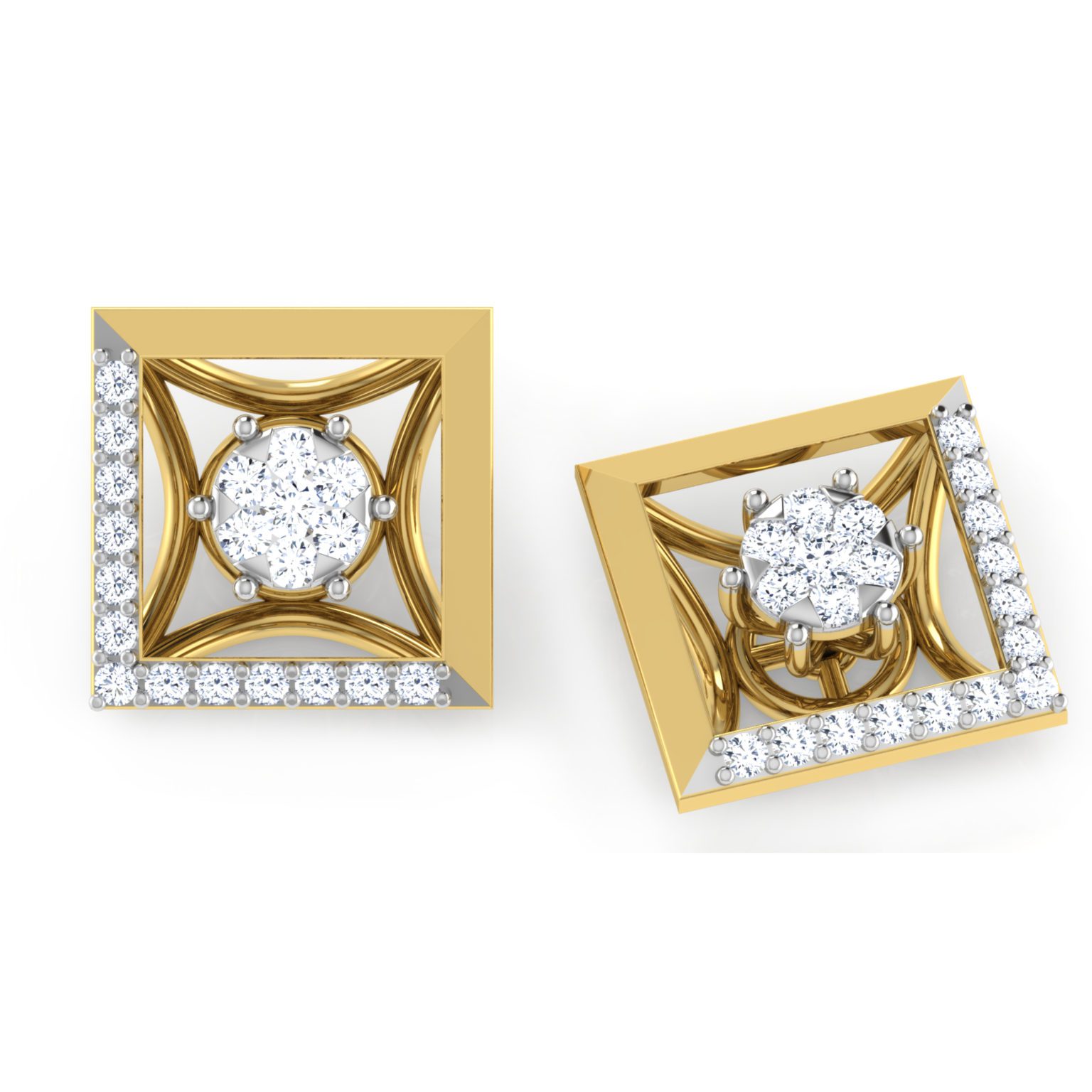Blocky Earring Collection – 18 KT – RMDG ADER – 537