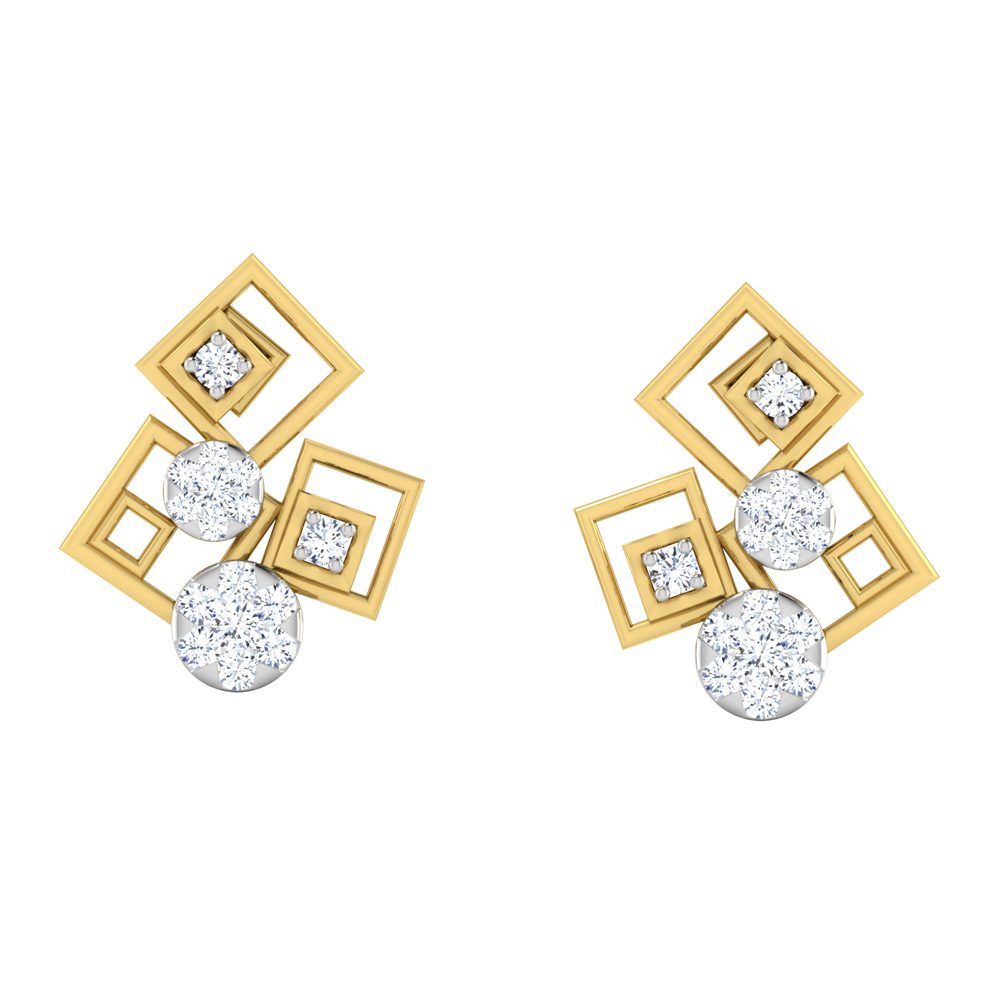 Blocky Earring Collection – 18 KT – RMDG ADER – 556