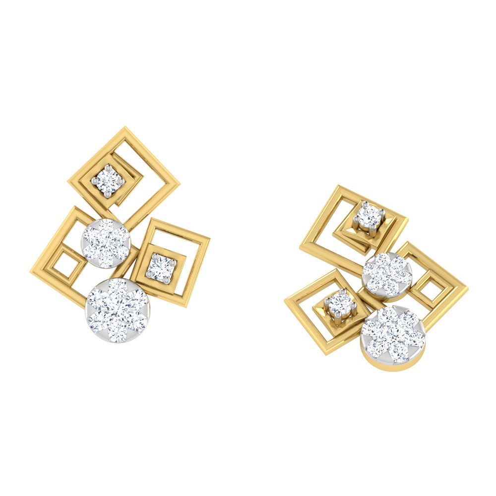 Blocky Earring Collection – 18 KT – RMDG ADER – 556