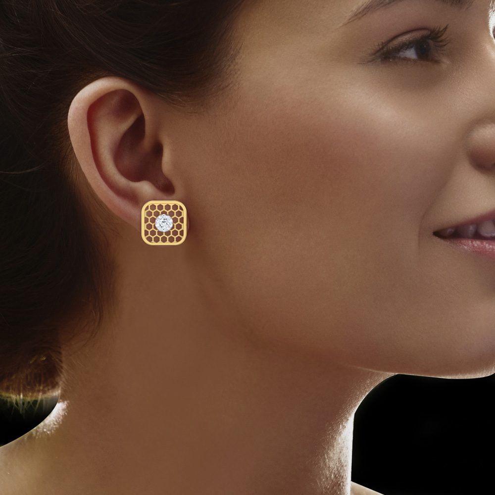 Rhombus Earring Collection – 18 KT – RMDG ADER – 597