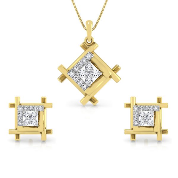 Pendant Earrings Collection – 18 KT- RMDG ADPER- 0146