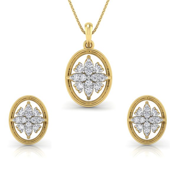 Pendant Earrings Collection – 18 KT- RMDG ADPER- 0150