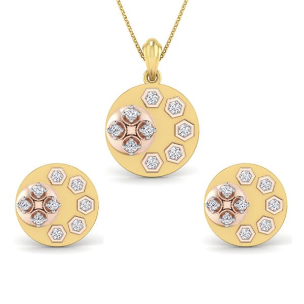 Pendant Earrings Collection – 18 KT- RMDG ADPER- 0151