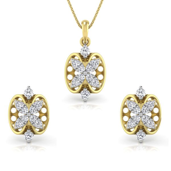 Pendant Earrings Collection – 18 KT- RMDG ADPER- 0154