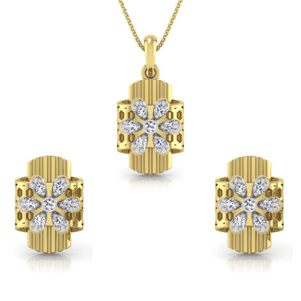 Pendant Earrings Collection – 18 KT- RMDG ADPER- 0155