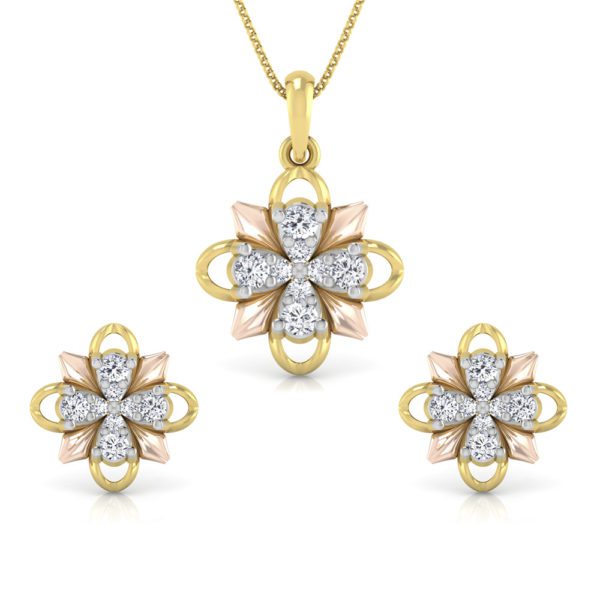 Pendant Earrings Collection – 18 KT- RMDG ADPER- 0157