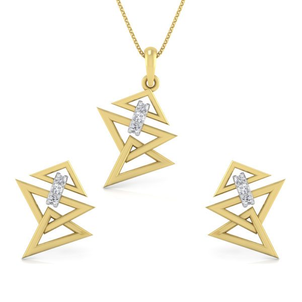 Pendant Earrings Collection – 18 KT- RMDG ADPER- 0161