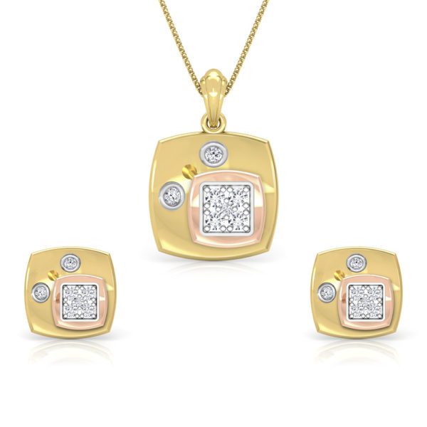 Pendant Earrings Collection – 18 KT- RMDG ADPER- 0170