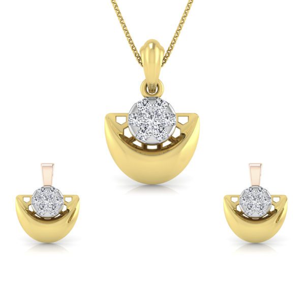 Pendant Earrings Collection – 18 KT- RMDG ADPER- 0172