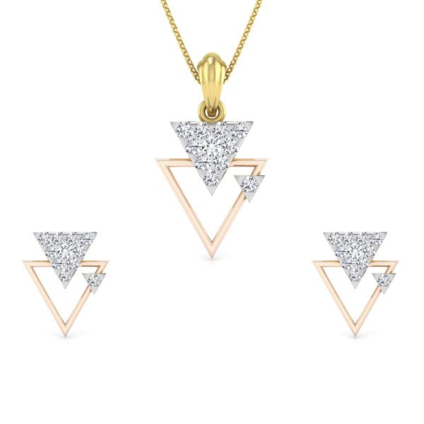 Pendant Earrings Collection – 18 KT- RMDG ADPER- 0176