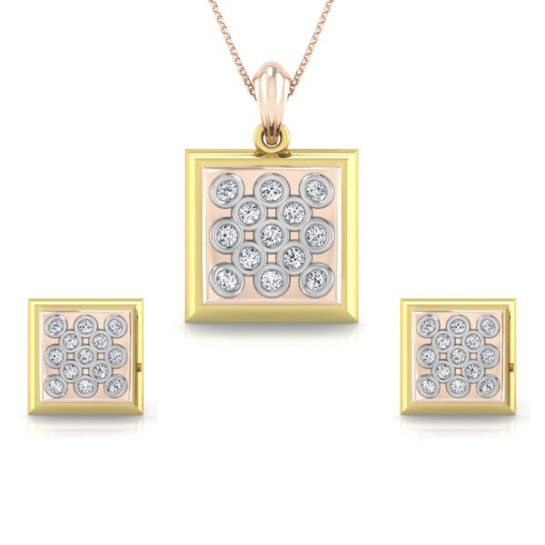 Pendant Earrings Collection – 18 Kt- Rmdg Adper- 0178