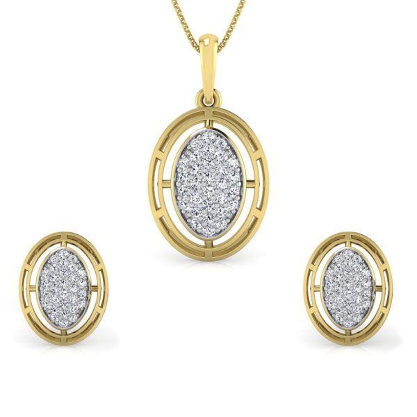 Pendant Earrings Collection – 18 KT- RMDG ADPER- 0189