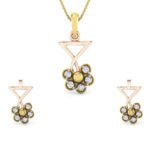 Pendant Earrings Collection – 18 KT- RMDG ADPER- 0190