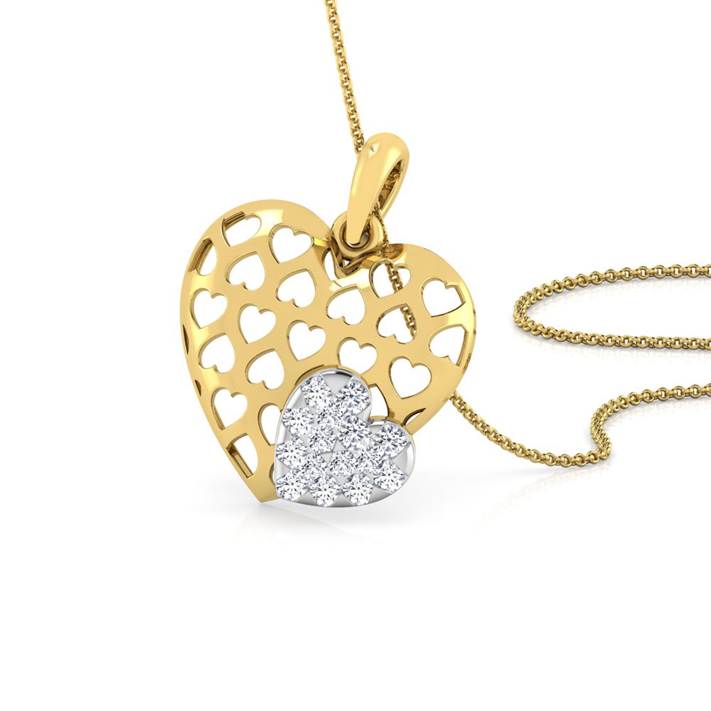 Pendant Earrings Collection – 18 KT- RMDG ADPER- 0148