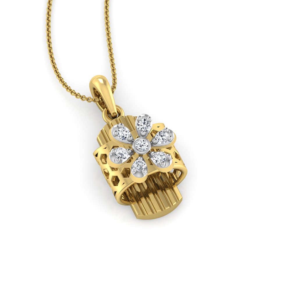 Pendant Earrings Collection – 18 KT- RMDG ADPER- 0155