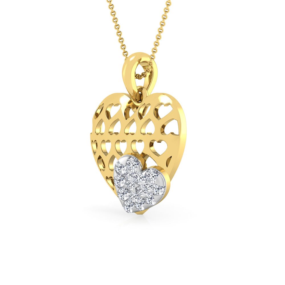 Pendant Earrings Collection – 18 KT- RMDG ADPER- 0148