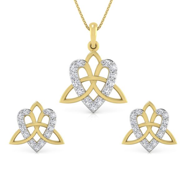 Pendant Earrings Collection – 18 KT- RMDG ADPER- 0158