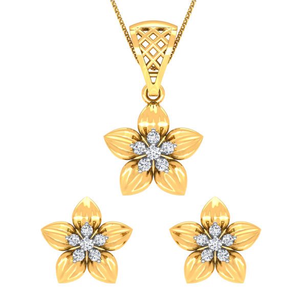 Pendant Earrings Collection – 18 KT- RMDG ADPER- 0005