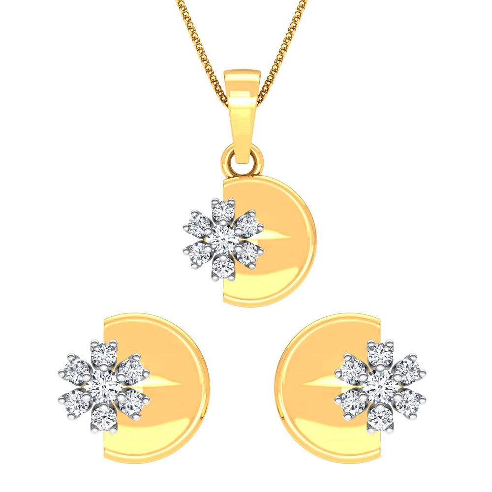 Pendant Earrings Collection – 18 KT- RMDG ADPER- 0006