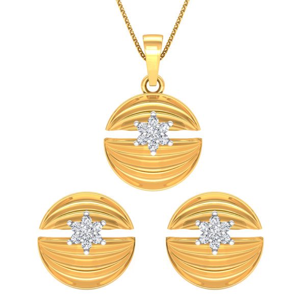 Pendant Earrings Collection – 18 KT- RMDG ADPER- 0009